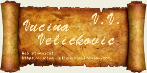 Vucina Veličković vizit kartica